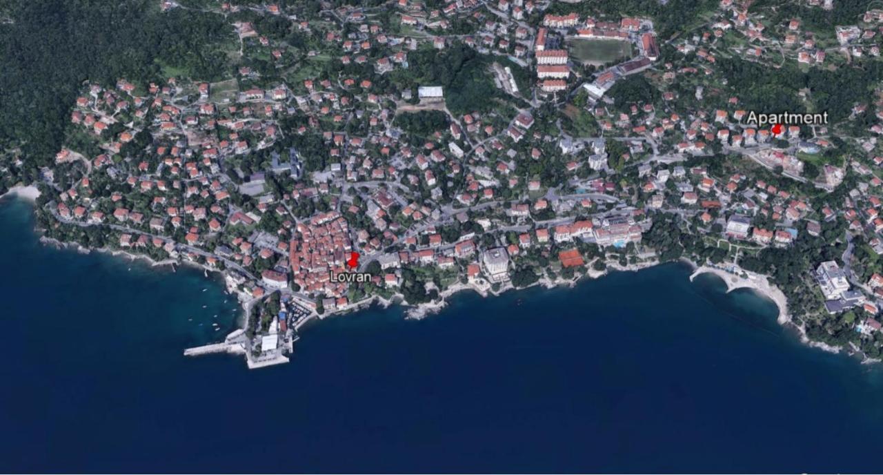 Apartment With Direct Sea View, Free Parking And Close To Beaches And Promenade Lovran Exterior foto