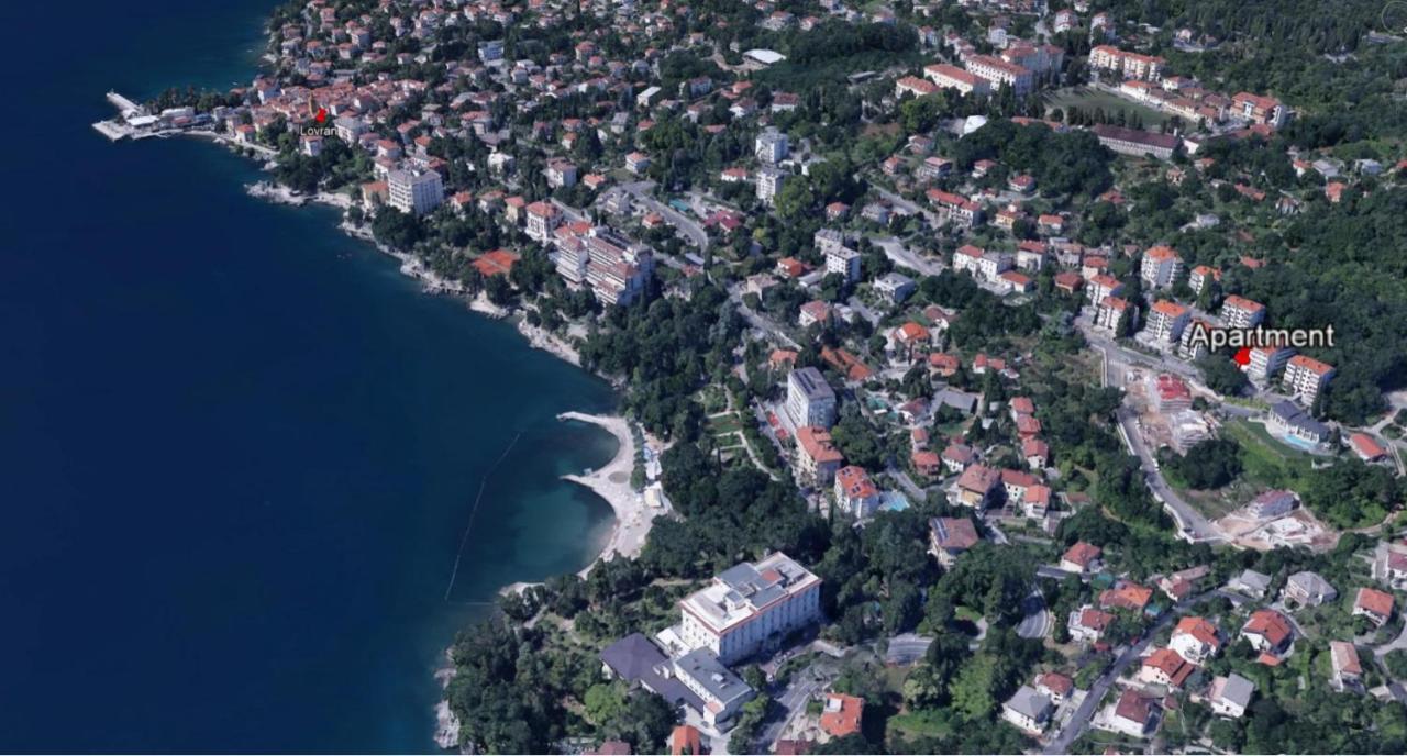 Apartment With Direct Sea View, Free Parking And Close To Beaches And Promenade Lovran Exterior foto